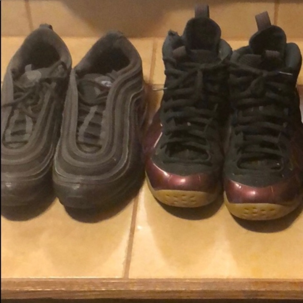 foamposite  and leather air max 97 both for $75